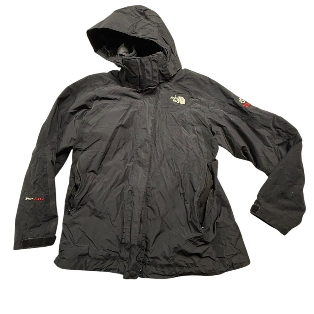 The North Face Summit Series HyVent Alpha Womens Black Ski Snowboard Jacket L G - Picture 2 of 10
